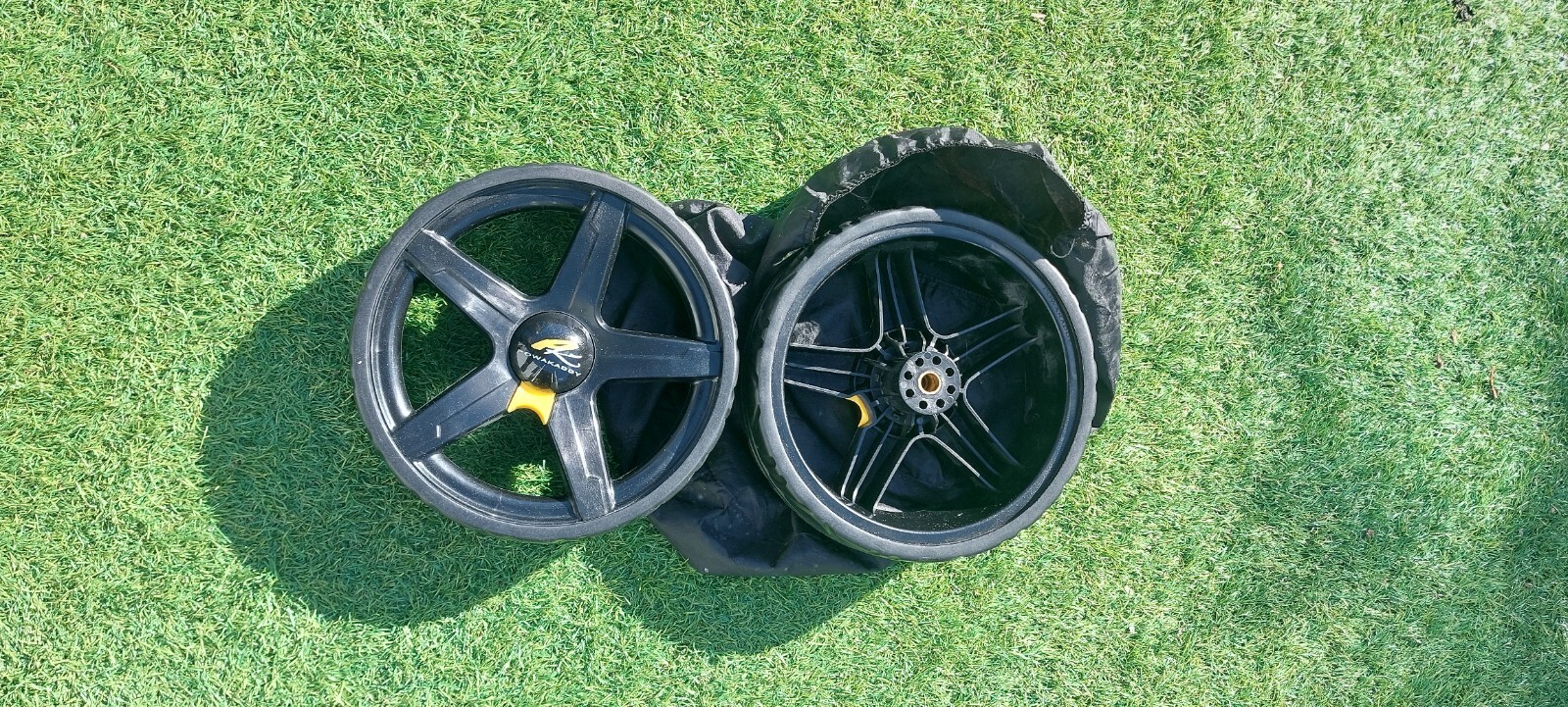 Genuine Powakaddy Wheels (Pair, Unused) With Covers eBay