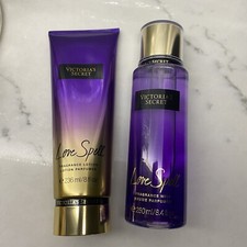 VICTORIA'S SECRET LOVE SPELL BODY MIST  LOTION 2pc Set NEW Full Size