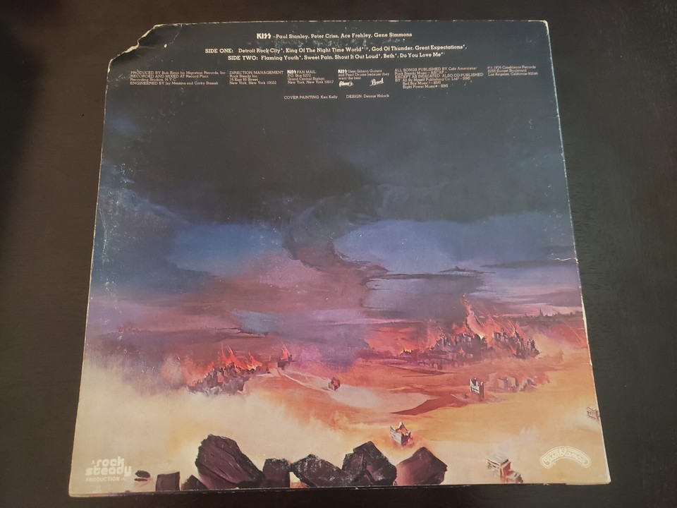 Kiss Destroyer Orig 1976 Casablanca Vinyl LP Super Rare Promo Copy Pro