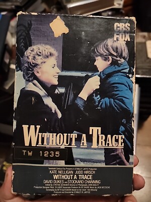 Without A Trace 1983 VHS Extremely Rare Hard To Find Original