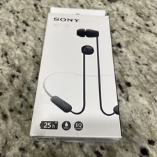 Sony WI-C100 Wireless In ear Bluetooth Headphones - Black - WIC100/B