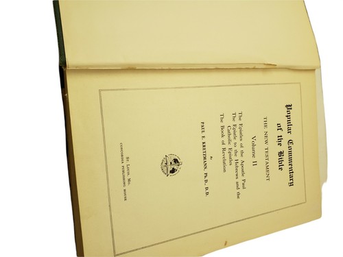 Popular Commentary of the Bible, Paul E. Kretzmann, New Test Vol 1 & 2 - Picture 9 of 11