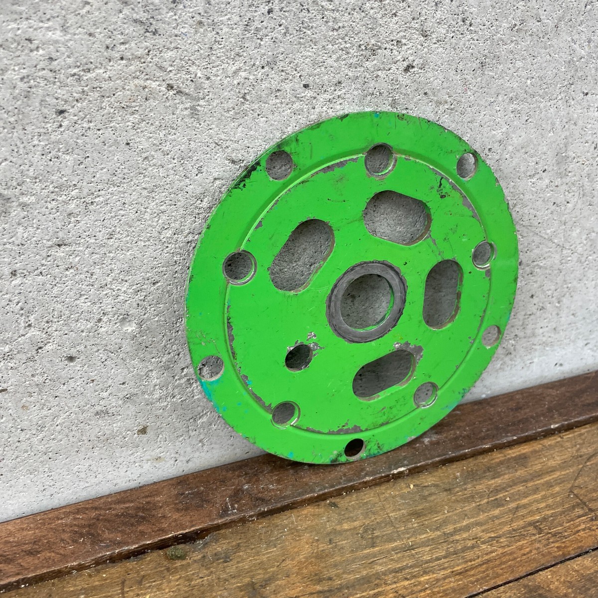 Old School Bmx Power Disc Green USA Spider 110 130 80s Freestyle
