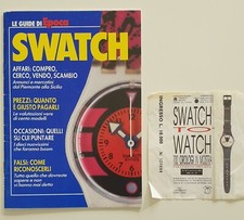 Biglietto mostra Swatch to Watch Bologna 1991 orologi + albo Le Guide di Epoca