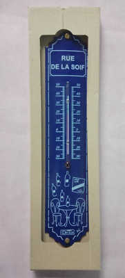 THERMOMETRE EMAILLE 30cm FRUITS EMAIL VERITABLE THERMOMETRE EMAILLE 30cm FRUITS EMAIL VERITABLE