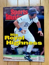 10/5/92 NEWSSTAND Sports Illustrated GEORGE BRETT - HIS ROYAL HIGHNESS EX!!