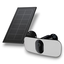 Arlo Pro 3 2K Floodlight Wireless Smart Security Camera with Solar Panel Black