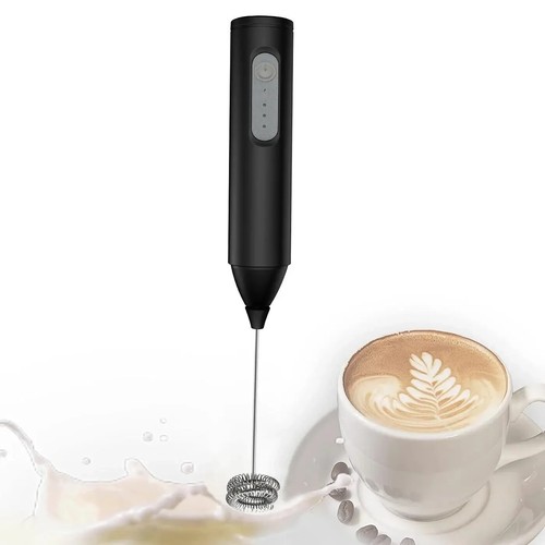 Montalatte Elettrico – Macchina per Schiuma Portatile per Caffè e Latte 3 Velocità - Foto 2 di 8