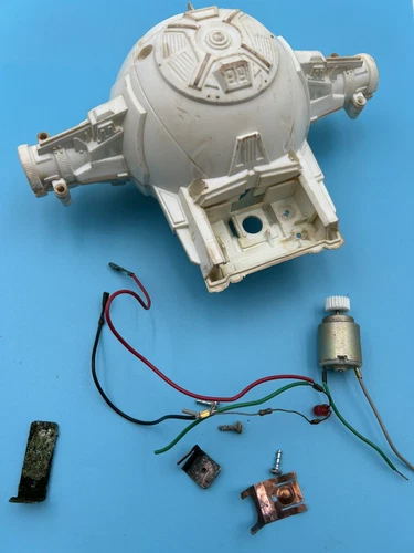 Vintage Star Wars White Tie Fighter Cockpit Hull Kenner 1978 Parts Lot Untested