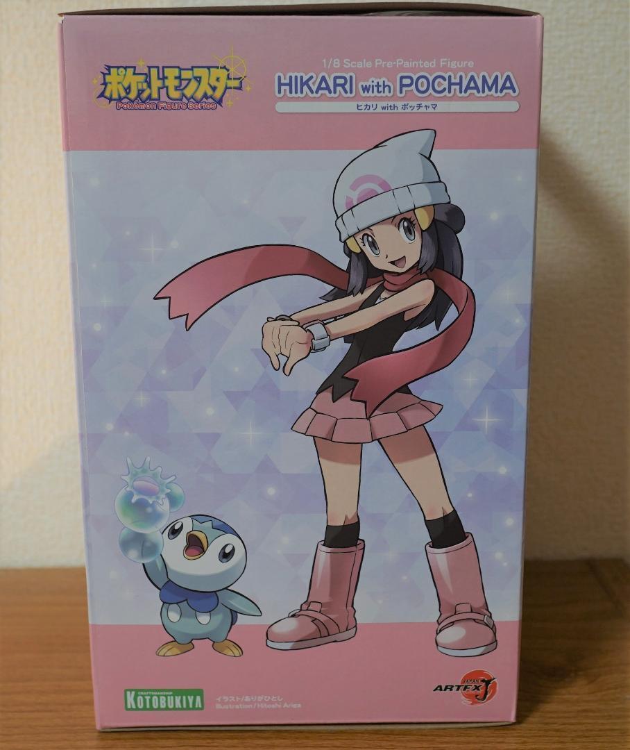 Kotobukiya Artfx J Pokemon Dawn with Piplup 1/8 Scale Figure NEW from Japan