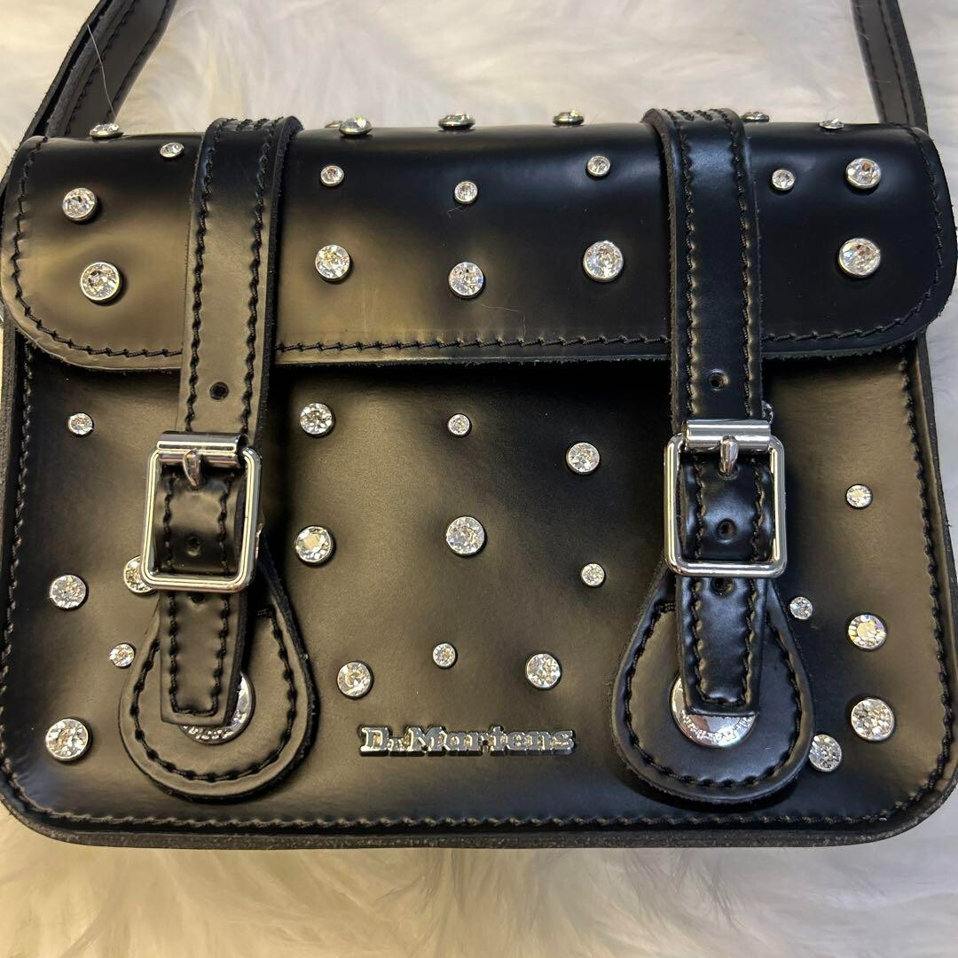 Dr.Martens Swarovski Satchel Bag Black Leather Womens | eBay