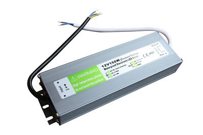 12V DC 150 Watt LED Power Supply Power Supply Travo Transformer IP 67 Driver 