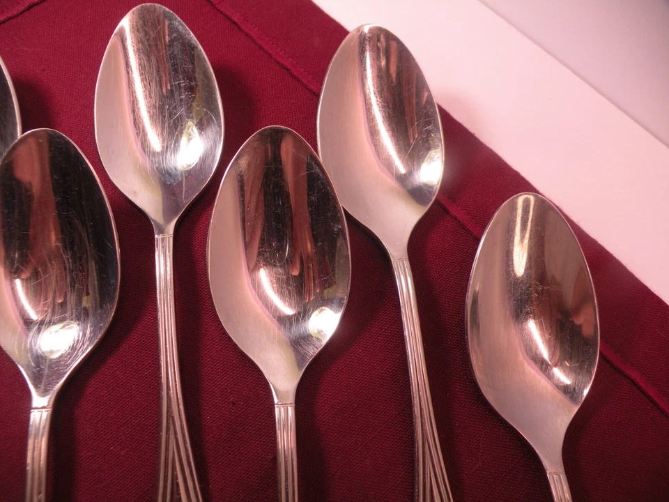 Conjunto de 7 configurações gourmet GON23 colheres de sopa de aço inoxidável 18/10 delineadas 8 1/8" - Imagem 3 de 4