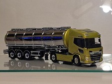 1:50 scale DAF XD SH 4X2 + tank trailer 3 axl lorry truck dealer edition WSI 