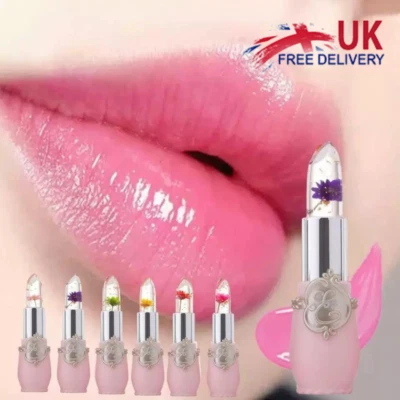 KK LABIB Bright Flower Crystal Jelly Lipstick Waterproof Lip Balm Color Changing Lip Glos