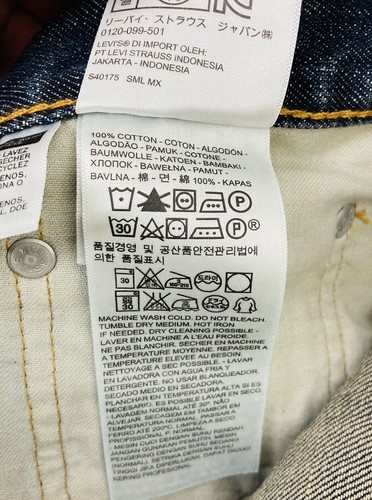 Levi's 550 Men's Big & Tall Relaxed Fit Tapered Leg Blue Denim Jeans SZ 44x30 - Picture 6 of 7