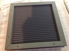 Vent-Two piece, inside/outside. Grey, Good condition