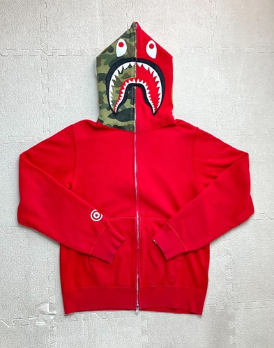 audit Brutaal Premisse Bape Red Half 1st Camo Green Shark Full Zip Hoodie bathing authentic from japan | eBay audit Brutaal Premisse Bape Red Half 1st Camo Green Shark Full Zip Hoodie bathing authentic from japan | eBay