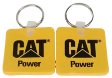 Caterpillar Cat Power Rubber Key Chain 1973 Industrial Advertisement Set Of 2