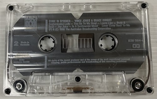 Vince & Grace Come In Spinner Music Cassette Tape 838 984-4 ABC Records 1990 - Picture 24 of 24