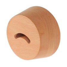 Wooden Shoe Horn Base - Shoehorn Stand For Closet Hallway Entry - Round Wood