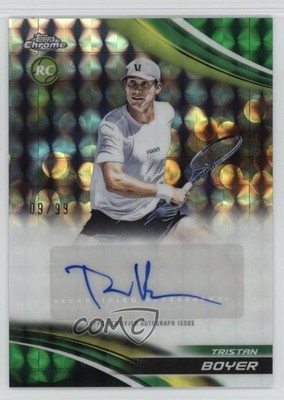 2025 Chrome I Green Geometric Refractor /99 Tristan Boyer Rookie Auto RC 1p1u