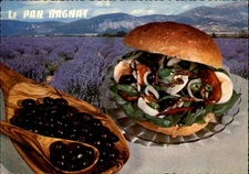 Le Pan Bagnat France vintage postcard w936