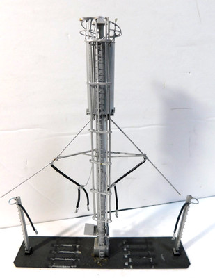 Overland 1611S BRASS S Scale R&W 10-Ton Sand Tower-Double Track Painted Silver
