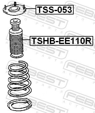 Febest Radnabe 2182-FOCMF FüR Ford-image