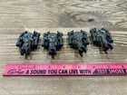 (4) American Flyer S Gauge Small Hole Unpowered Knuckle Coupler Trucks