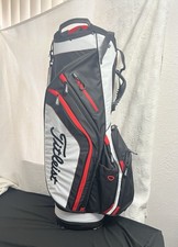 Titleist Cart Golf Bag Black/White/Red New With Tags