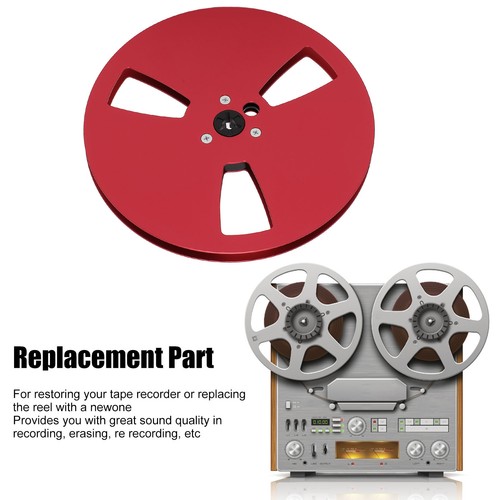 1/4 7in Empty Tape Reel 3 Holes Universal Open Sound Recording Tape Empty Re NEW - Afbeelding 5 van 27
