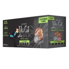 Tiki Cat After Dark Wet Food, 2.8 Ounce Pack of 12 , Variety Pack
