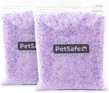 Arena para gatos PetSafe ScoopFree Premium Crystal paquete de 2 , color lavanda