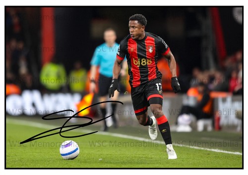 10947. Luis Sinisterra Signed Pictures (A4 Prints) Bournemouth Leeds etc.