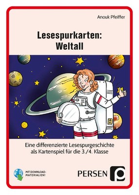 Lesespurkarten: Weltall Anouk Pfeiffer Spiel E-Bundle 32 S. Deutsch 2021