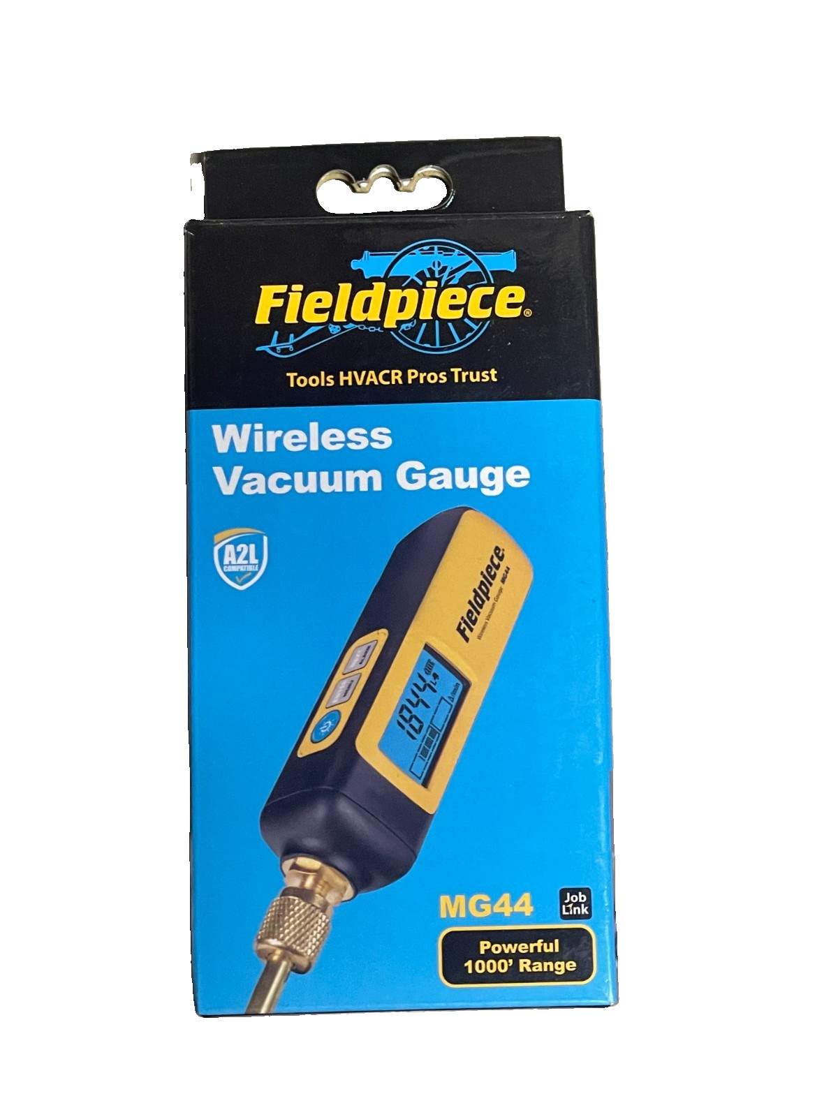 Fieldpiece MG44 Vacuum Gauge - Black/Yellow