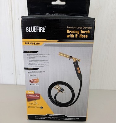BLUEFIRE MRAS-8210 Jumbo Turbo Flame Propane Gas Welding Torch with 5' Hose New