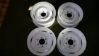 1947-1991 Chevy GMC 4x4 Truck, Blazer 4 Restored 15x6" Steel Wheels 6x5.5" Lugs