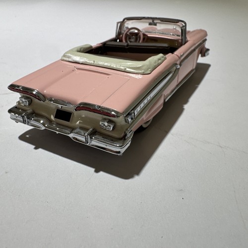 Franklin Mint 1:43 1958 Edsel Citation Convertible Pink Diecast Car B11KC72 - Picture 4 of 19