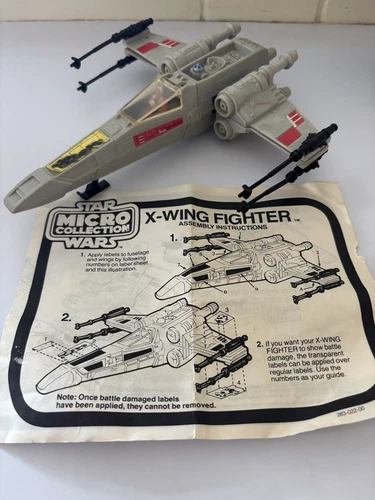 Vintage 1982 Star Wars X-Wing Fighter Kenner Micro Collection