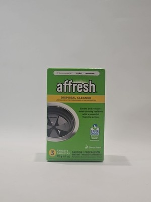 affresh  Garbage Disposal Cleaner - 3 Tablets Citrus Scent .