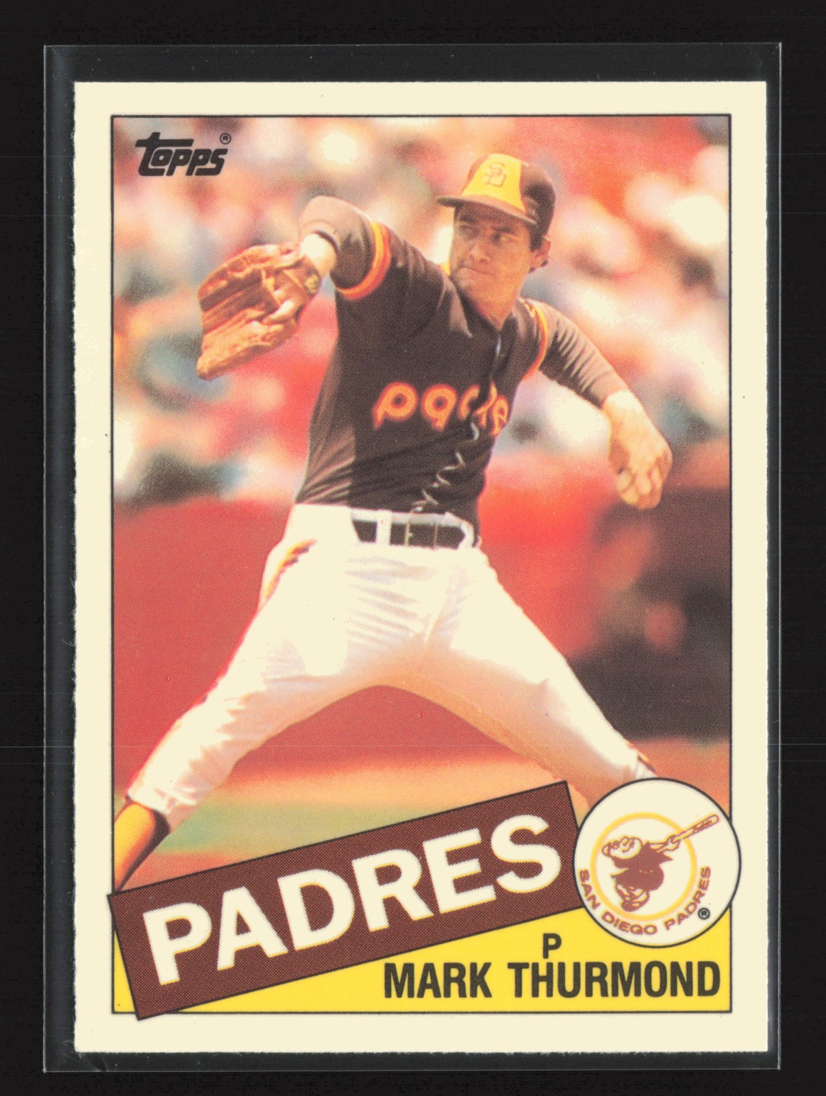 1985 Topps #236 Mark Thurmond Collector's Edition (Tiffany) San Diego Padres