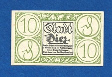 03 411 Notgeld Stadt Diez 10 Pfg., Dezember 1920, Baden
