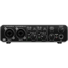 Behringer U-PHORIA UMC202HD Audiophile 2x2, 24-Bit/192 kHz USB Audio Interface