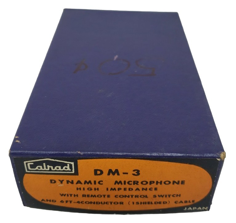 Calrad DM-3 Japan High Imp, Dynamic Vintage Microphone Pre-Owned Calrad DM-3 Japan High Imp, Dynamic Vintage Microphone Pre-Owned