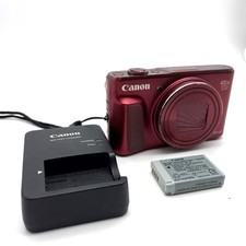 Canon PowerShot SX720 HS Camera 20.3MP 40x Zoom Red w Battery Charger Wi-Fi 5