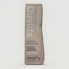 Premium Toothpaste, Whitening  Antiplaque, Natural Herbal Citrus Mint, 5.25 oz