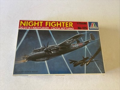 FACTORY SEALED DO 217 N-1 NIGHT FIGHTER NACHTJAGER ITALERI MODEL KIT #125, 1:72