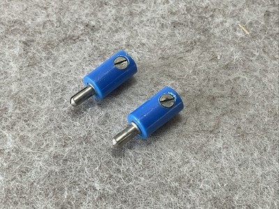 Lego Eisenbahn 2x Stecker 1er Blau (SK5b)